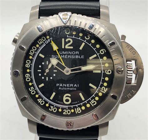 PANERAI PAM 193 Submersible 1950 Depth Gauge Titanium